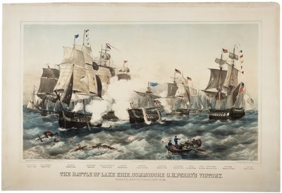 La Battaglia del Lago Erie, Vittoria del Commodoro O.H. Perry, 1878 da J. P. Newell